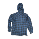 Dickies Blue Plaid Hooded Jacket - XLarge