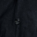 US Navy-Style Black Wool Pea Coat – 2XL