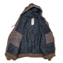 Carhartt Brown Quilted Hooded Jacket - XLarge
