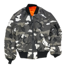 US Made Alpha Industries MA-1 Urban Camo Flight Jacket - Medium