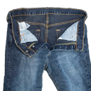 Levi's 501 Dark Blue Jeans - 32"x32", Medium