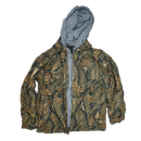 Faded Glory Woodland Camo Fleece Lined Hooded Jacket - Medium - Army & Outdoors - Hoodies