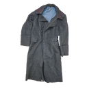 Bulgarian Dark Grey Wool Overcoat - Small