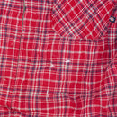 Dickies Red Plaid Quilted Shirt Jacket - XLarge