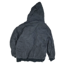 US Made Pola King Black Insulated Hooded Jacket - 44, XLarge