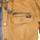 Dickies Brown Quilted Workwear Jacket - Small