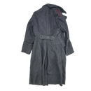 Bulgarian Dark Grey Wool Overcoat - Small