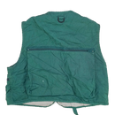 US Made Eddie Bauer Green Fishing Vest - Large