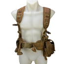 NZDF Coyote MOLLE Belt Rig with Pouches - Large