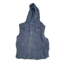 Wrangler Blue Hooded Insulated Vest - 3XLarge