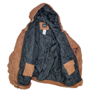 Key Brown Quilted Hooded Jacket - XLarge - Army & Outdoors - Hoodies