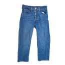 Levi's 501 Women's Ribcage Straight Blue Jeans - 24x27, XSmall