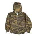 Columbia Wool Camouflage Hooded Jacket - Small