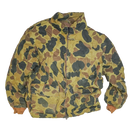Vintage Browning Duck Hunter Camo Puffer Jacket - Large