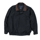 Five Eleven Black Bomber Jacket with Suede Collar – 2XLarge