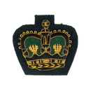 British Army Warrant Officer WO2 Crown Royal Green Jackets Patch