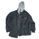Dickies Black Quilted Shirt Jacket - XLarge