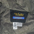 Walls Zero-Zone Black Quilted Hooded Jacket - Large