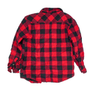 Dickies Red Plaid Buffalo Quilted Shirt Jacket - Medium
