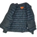 Corner Stone Black Flannel Lined Work Jacket - Large