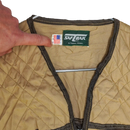 US Made SafTbak Khaki & Brown Hunting Vest - XLarge - Army & Outdoors - Vests