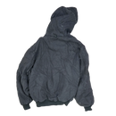 Walls Zero-Zone Black Quilted Hooded Jacket - Large