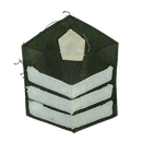 NZ Army 1980s Dacron Staff Sergeant Rank Patch