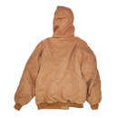Wolverine Brown Quilted Hooded Jacket - XLarge