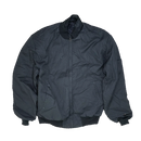 Black Quilted Bomber Jacket - Medium