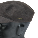 Kangol Brown Wool Cap - Large