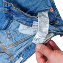 Levi's 501 Women's Ribcage Straight Cut Blue Jeans - 30x27, Small