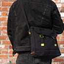 Large Canvas Haversack - Black - Bushtracks - Shoulder Bags