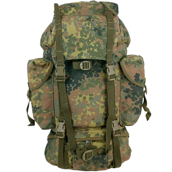 German Army Flecktarn Rucksack - German Army Surplus - Hiking Packs