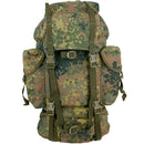 German Army Flecktarn Rucksack - Value Grade - German Army Surplus - Hiking Packs
