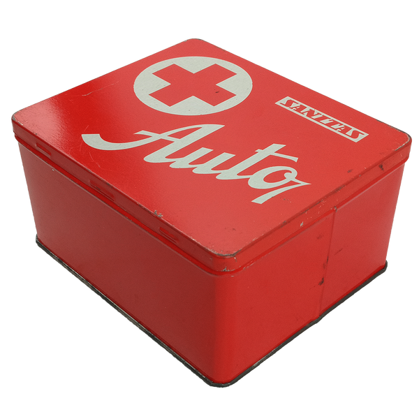 Czech Vintage First Aid Tin - Czech Army Surplus - Boxes