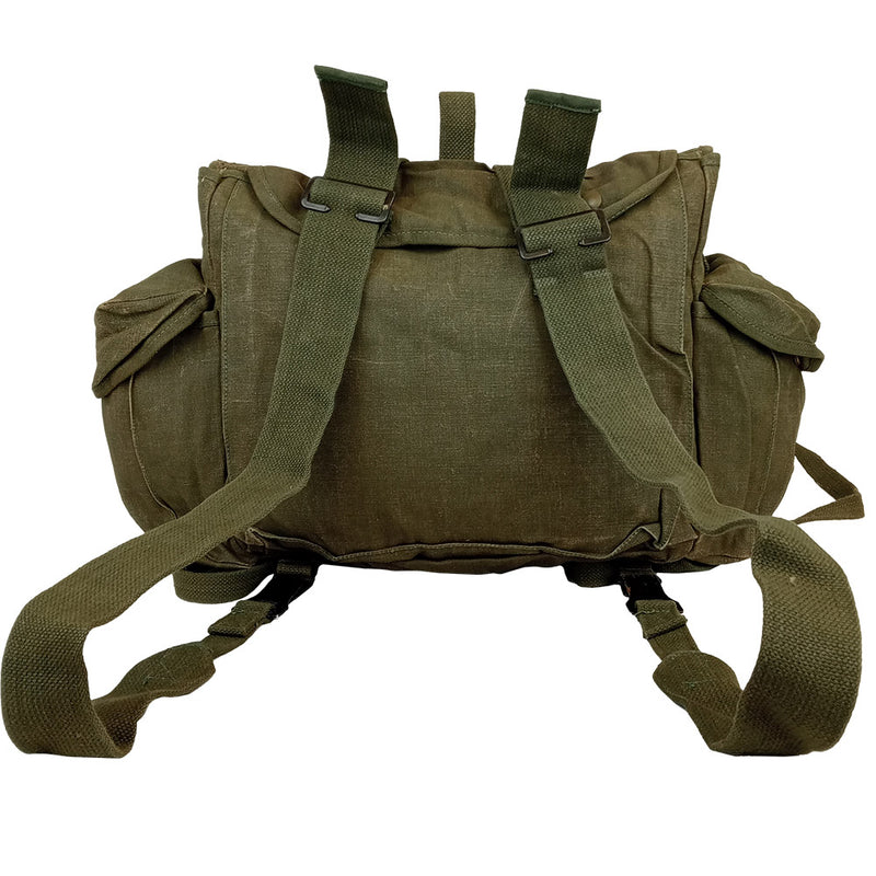 Army surplus canvas backpack cheap