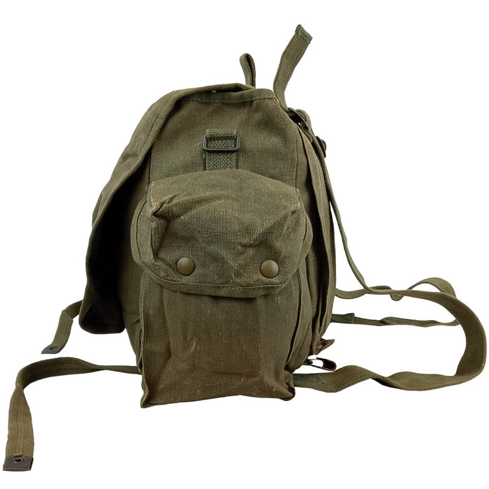 Belgian Olive Canvas Rucksack