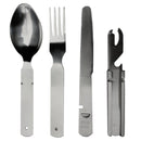 German Repro Stainless Steel Cutlery Set - Mil-Tec - Utensils