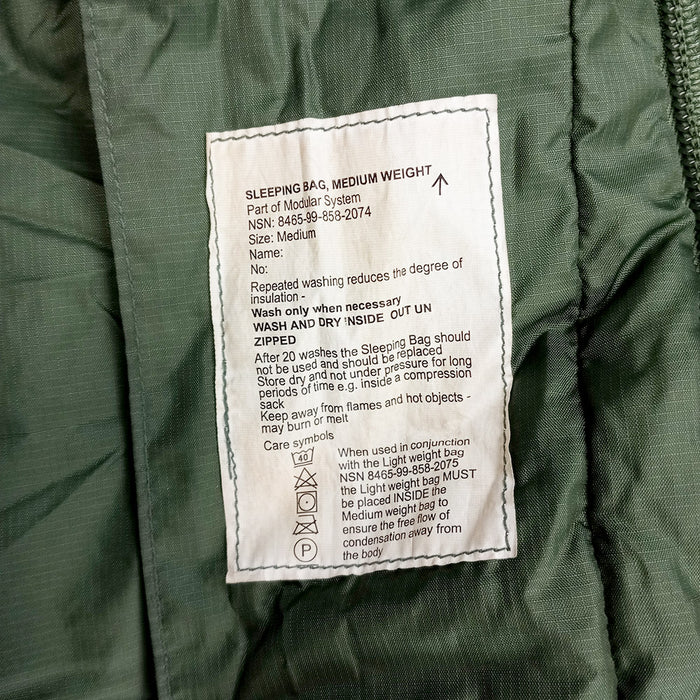 British Medium Weight Sleeping Bag - Grade 2 - British Army Surplus - Sleeping Bags