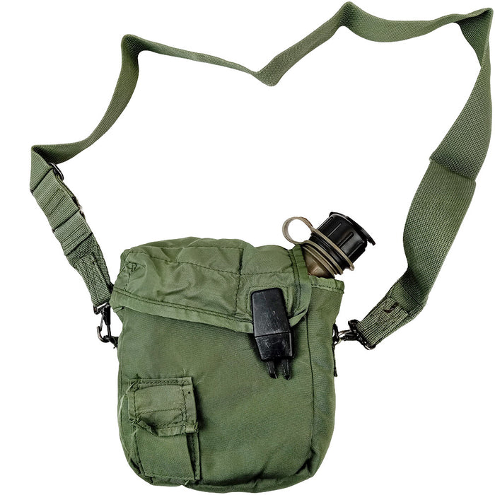 USGI 2QT. Olive Drab Canteen Cover - US Army Surplus - Canteens & Bottles
