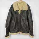 Type B-3 Leather Shearling Bomber Jacket 2XL - Unbranded - Flight Jackets