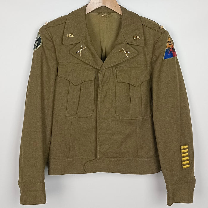 WWII 16th Armoured Division, 94th Infantry Div M-1944 Ike Jacket