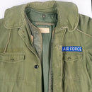 USAF OG 107 Wind Resistant Sateen Jacket 1965 with Liner - Large Long - US Air Force Surplus -