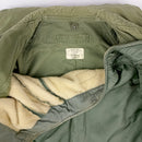 USAF OG 107 Wind Resistant Sateen Jacket 1965 with Liner - Large Long - US Air Force Surplus -