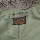 US N-2B Flight Jacket w Attached Hood and Fur Ruff 1962 - Sz M - US Air Force Surplus - Flight Jackets