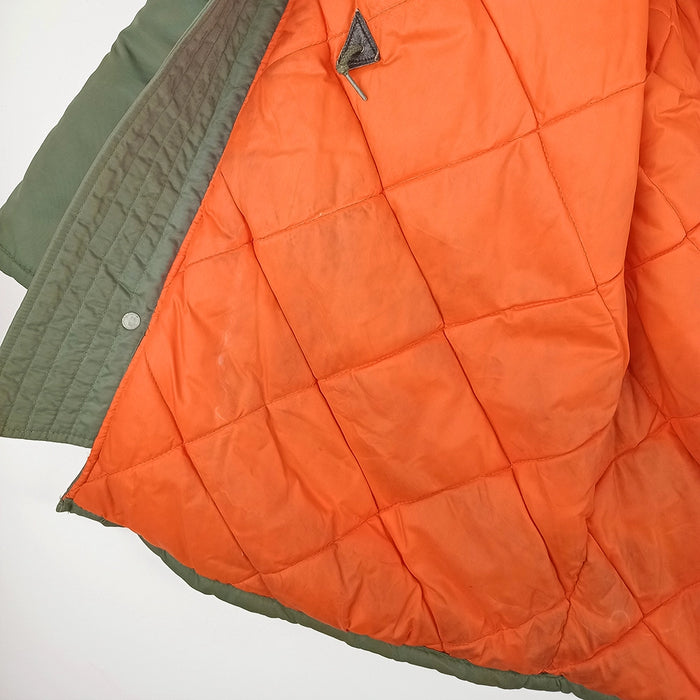 N-3B Jacket with Orange Interior and Fur Ruff - XL - Unbranded - Flight Jackets