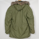 US N-3B OD Jacket with Fur Ruff 1972 - M - US Air Force Surplus -