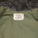 US N-3B OD Jacket with Fur Ruff 1972 - M - US Air Force Surplus - Flight Jackets