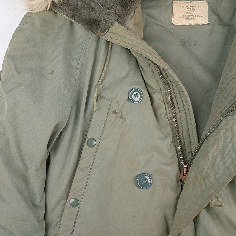 US N-3B Jacket with Fur Ruff 1969 - M
