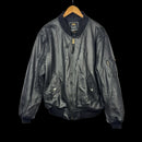 Alpha Industries Black Leather Jacket - Alpha Industries - Leather Jackets